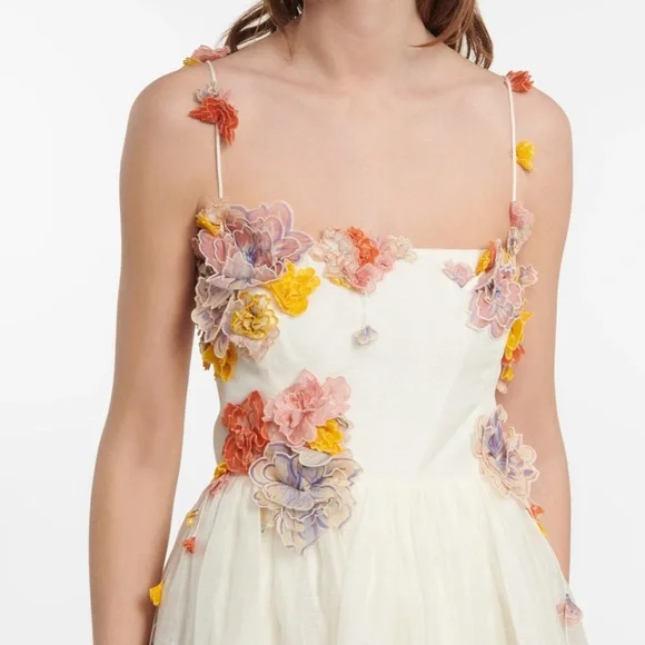 Zimmerman Postcard Appliqué MIDI Dress - Picture 4 of 6